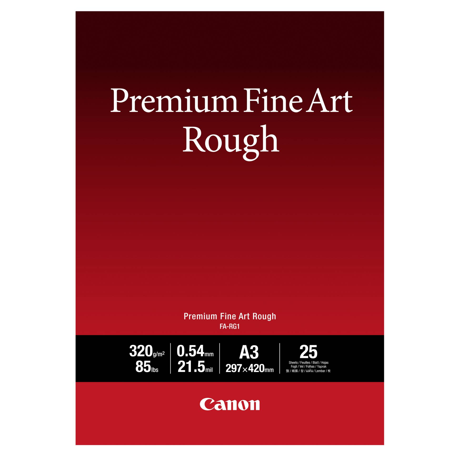 Canon FA-RG1 Premium Fine Art Rough A3 320g (25 sheets)