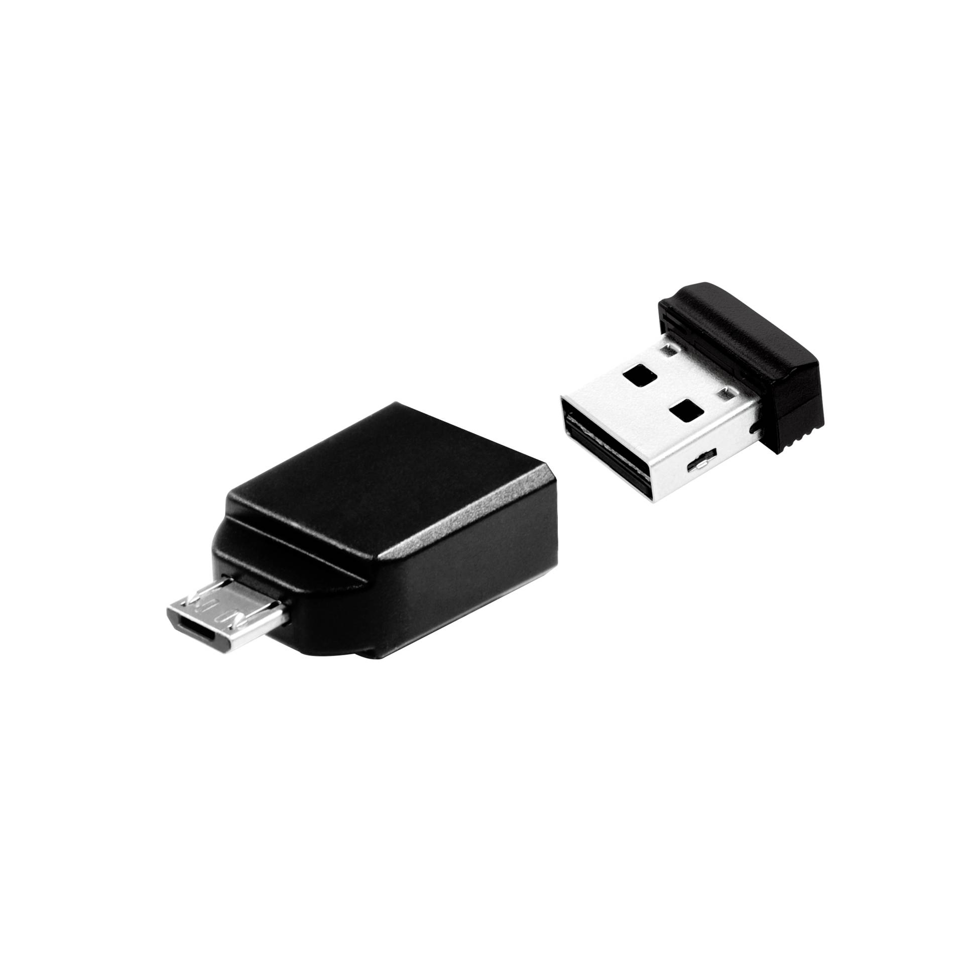 Verbatim Store n Stay Nano 64GB USB 2.0 + OTG Adapter micro USB