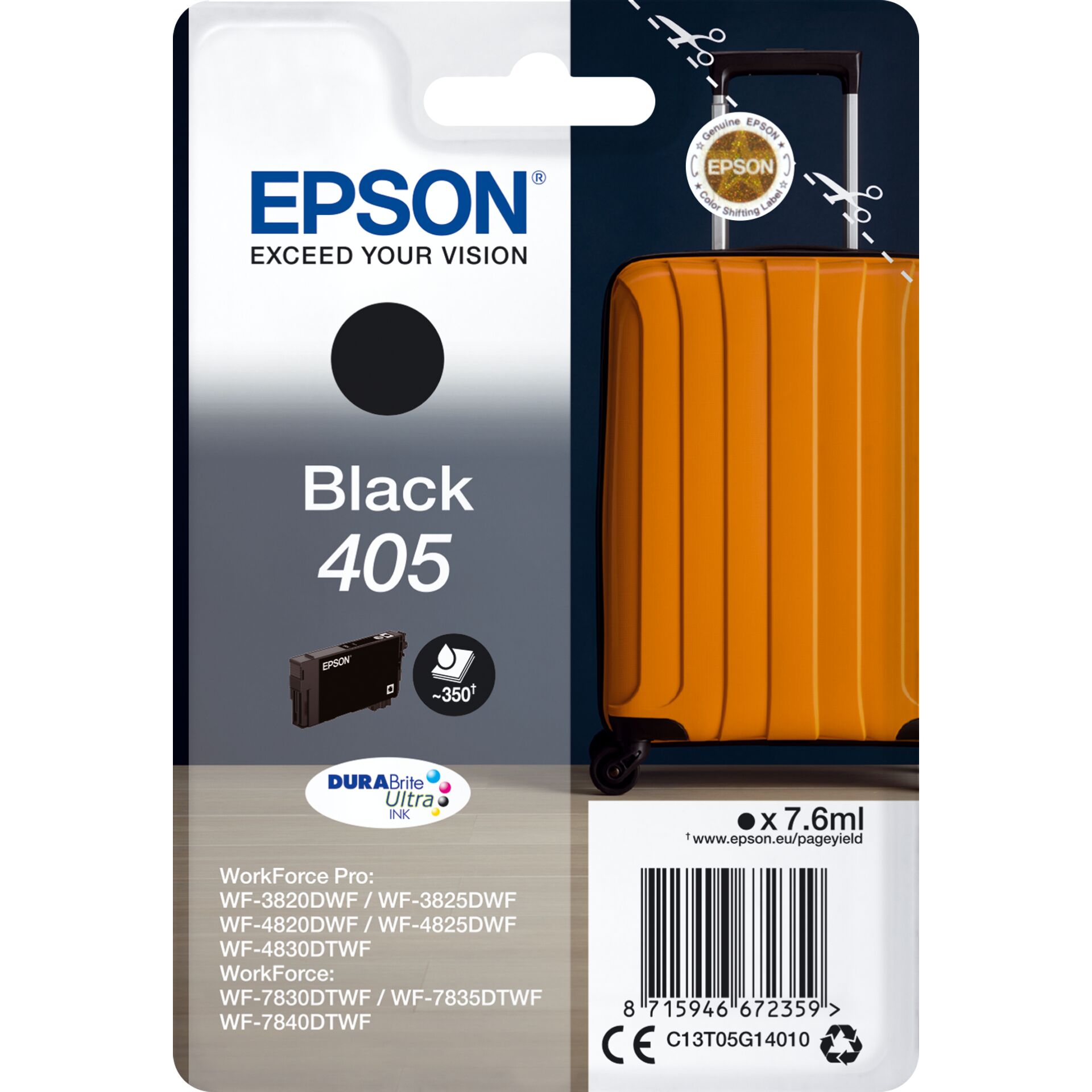 Epson Cartridge T05G1 DURABrite Ultra black