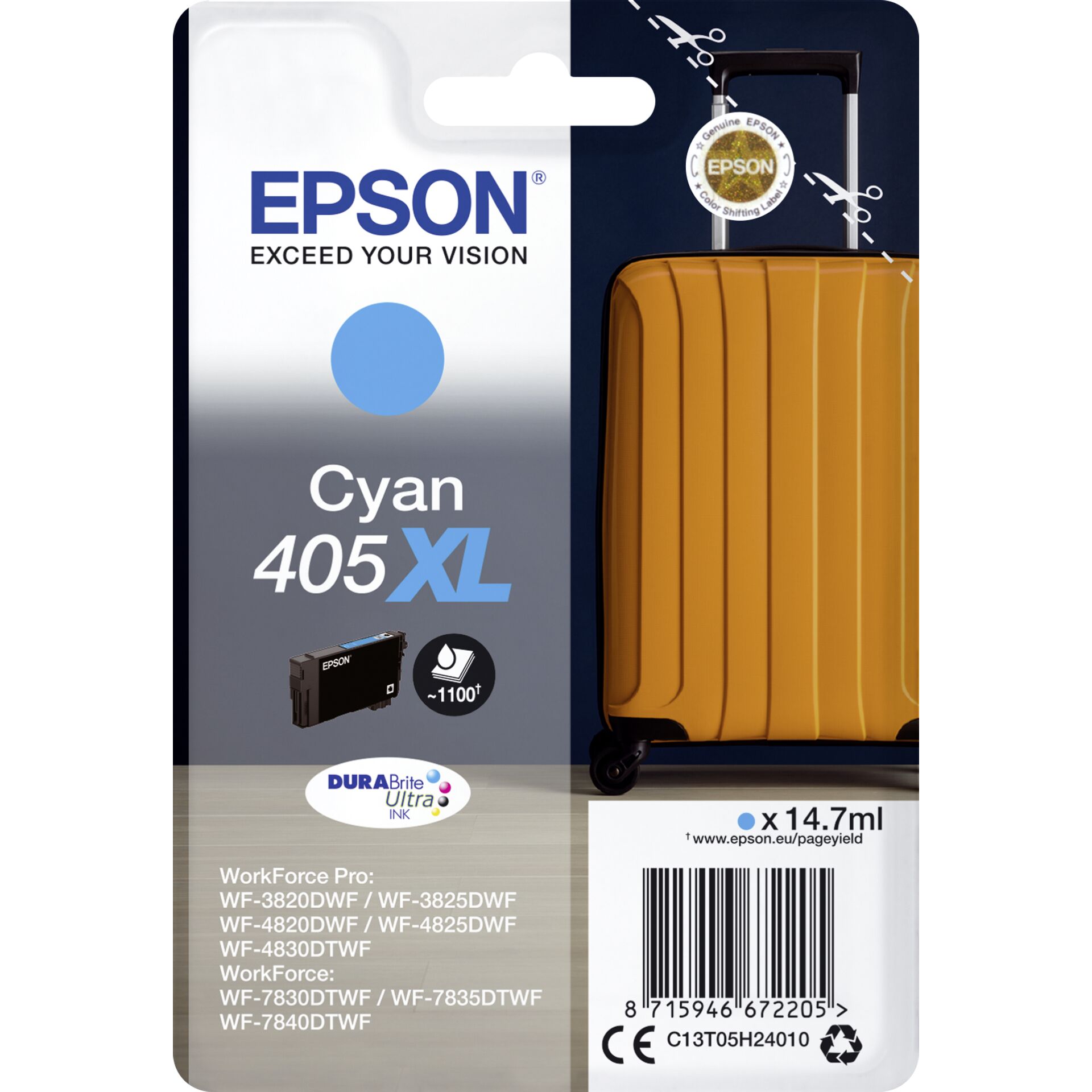 Epson Cartridge T05H2 DURABrite Ultra cyan XL