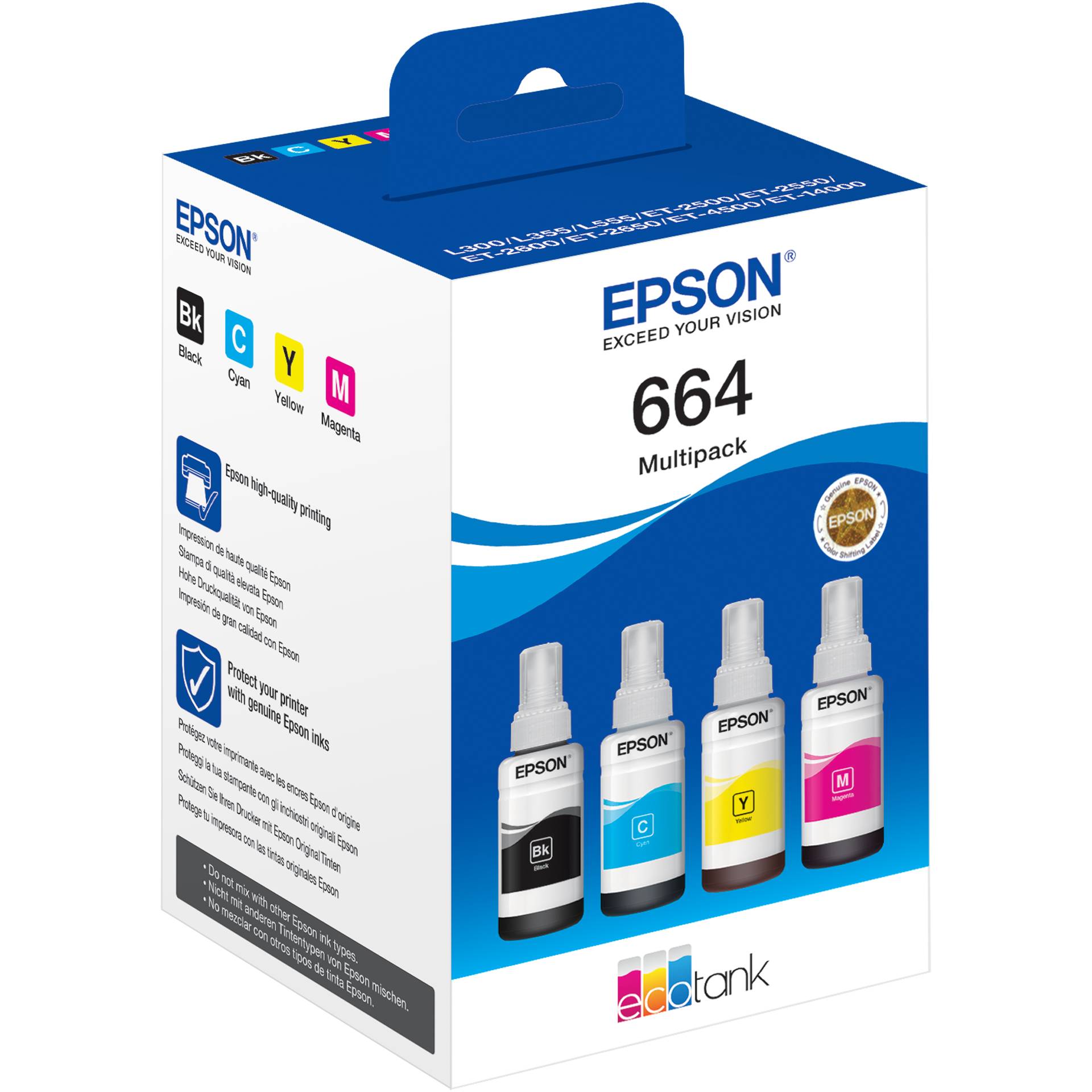 Epson EcoTank 4-colour Multipack T664
