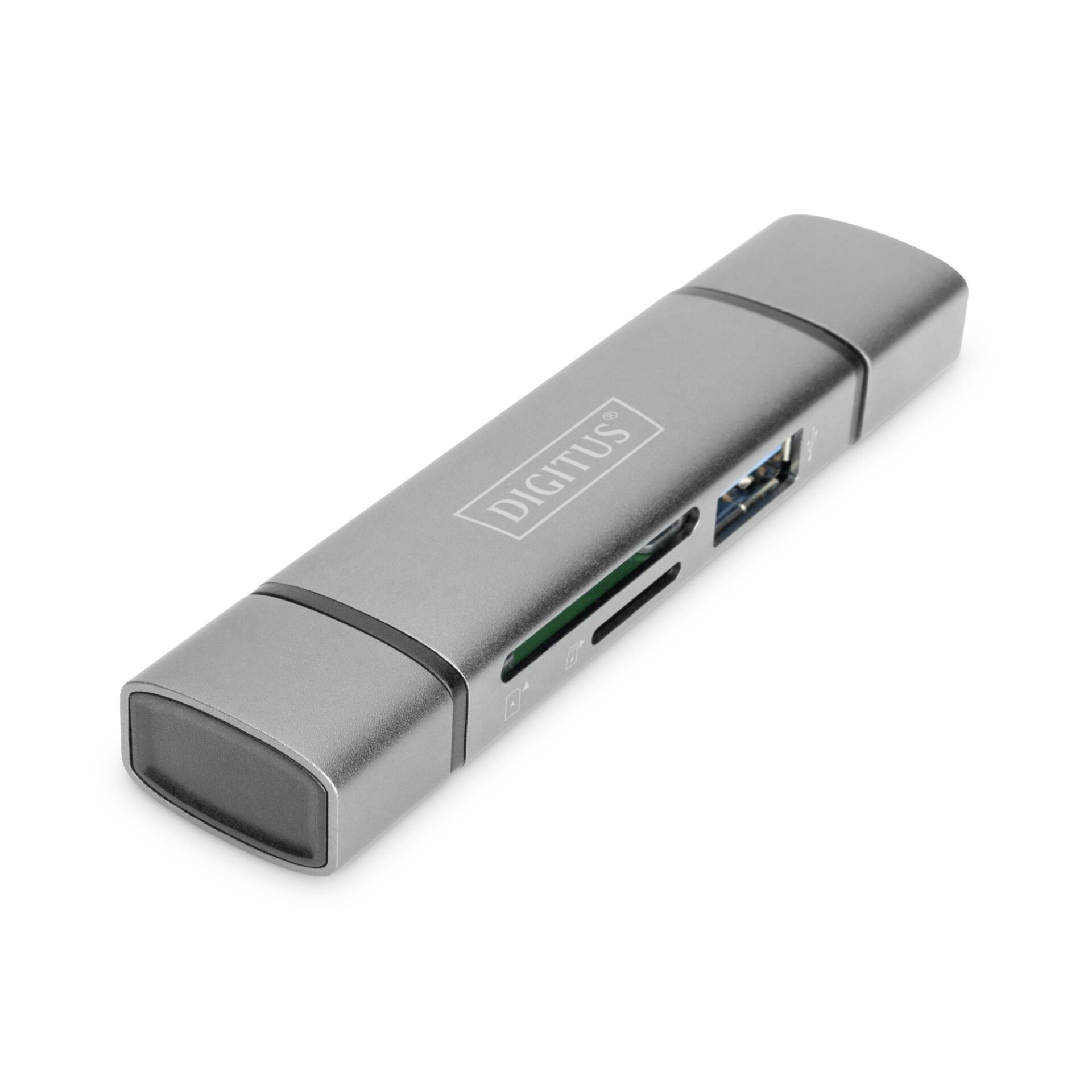 Digitus Combo Card Reader Hub USB-C/USB 3.0