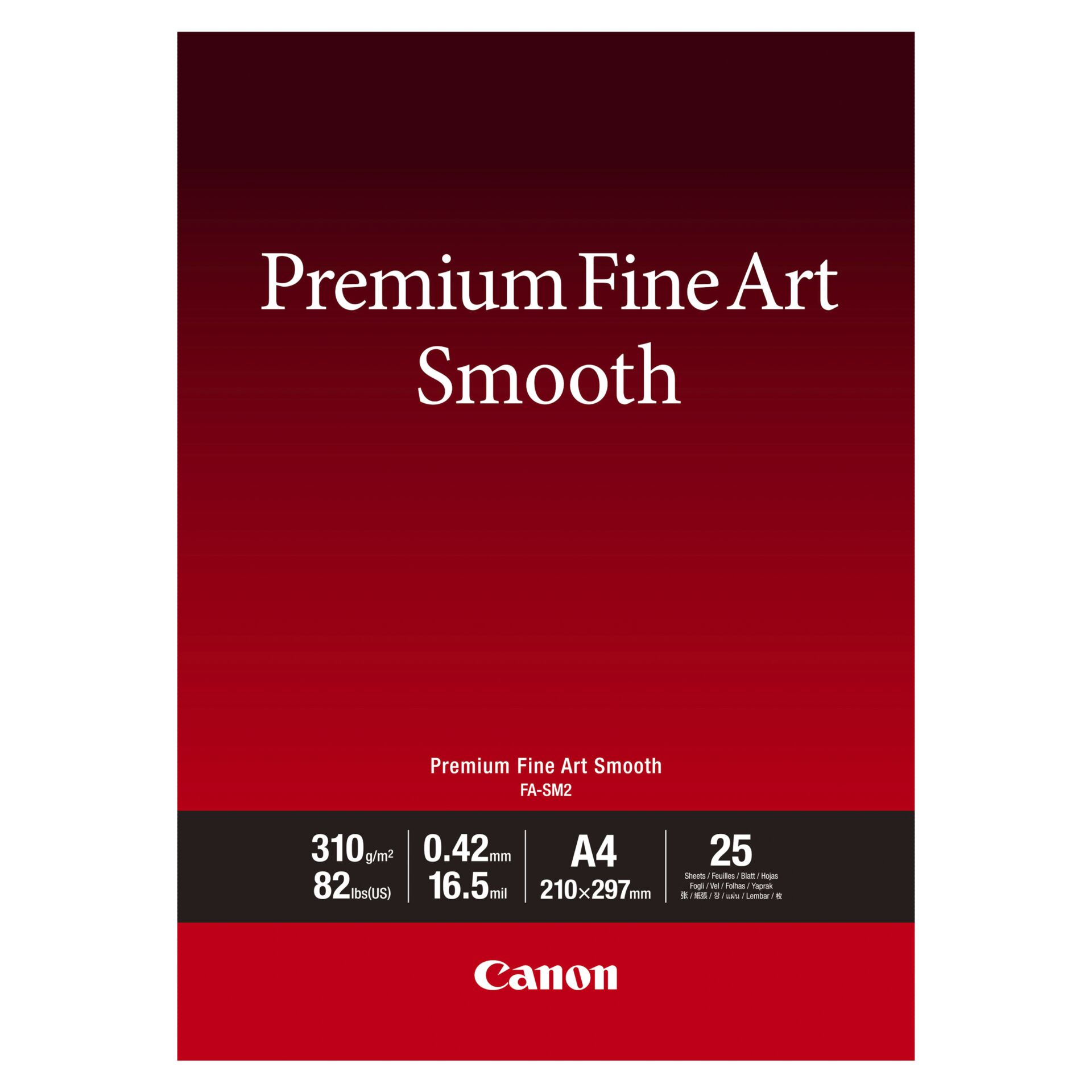 Canon FA-SM2 Premium Fine Art Smooth A4 310gr (25 sheets)