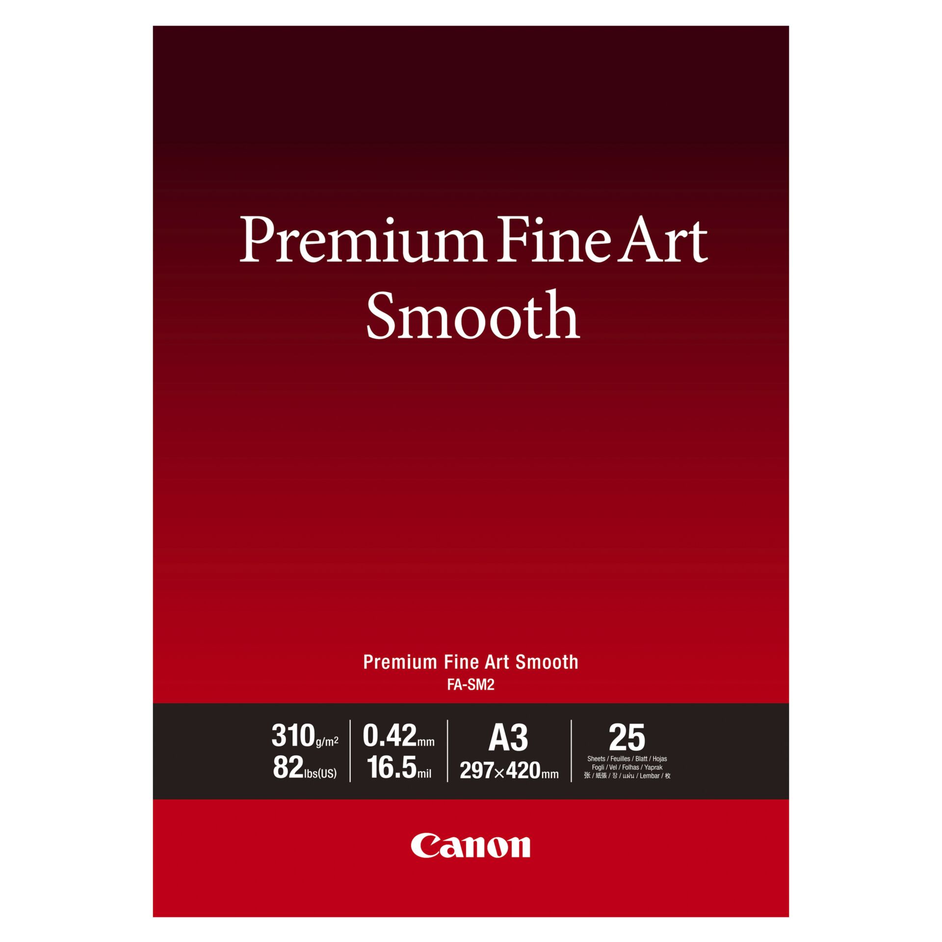 Canon FA-SM2 Premium Fine Art Smooth A3 310gr (25 Sheet)