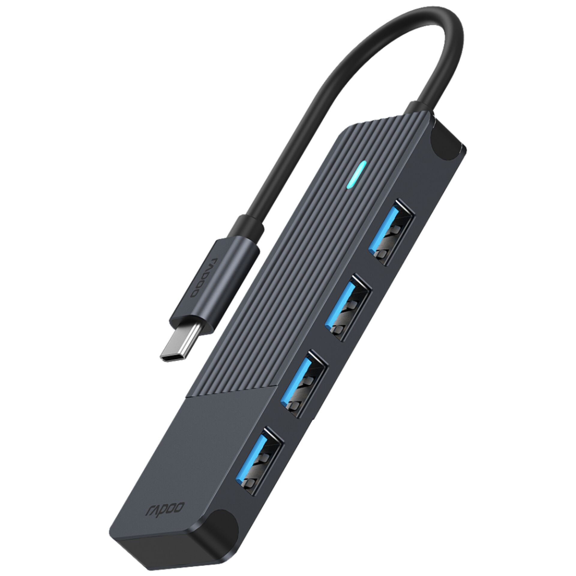 Rapoo USB-C Hub grey USB-C to USB-A