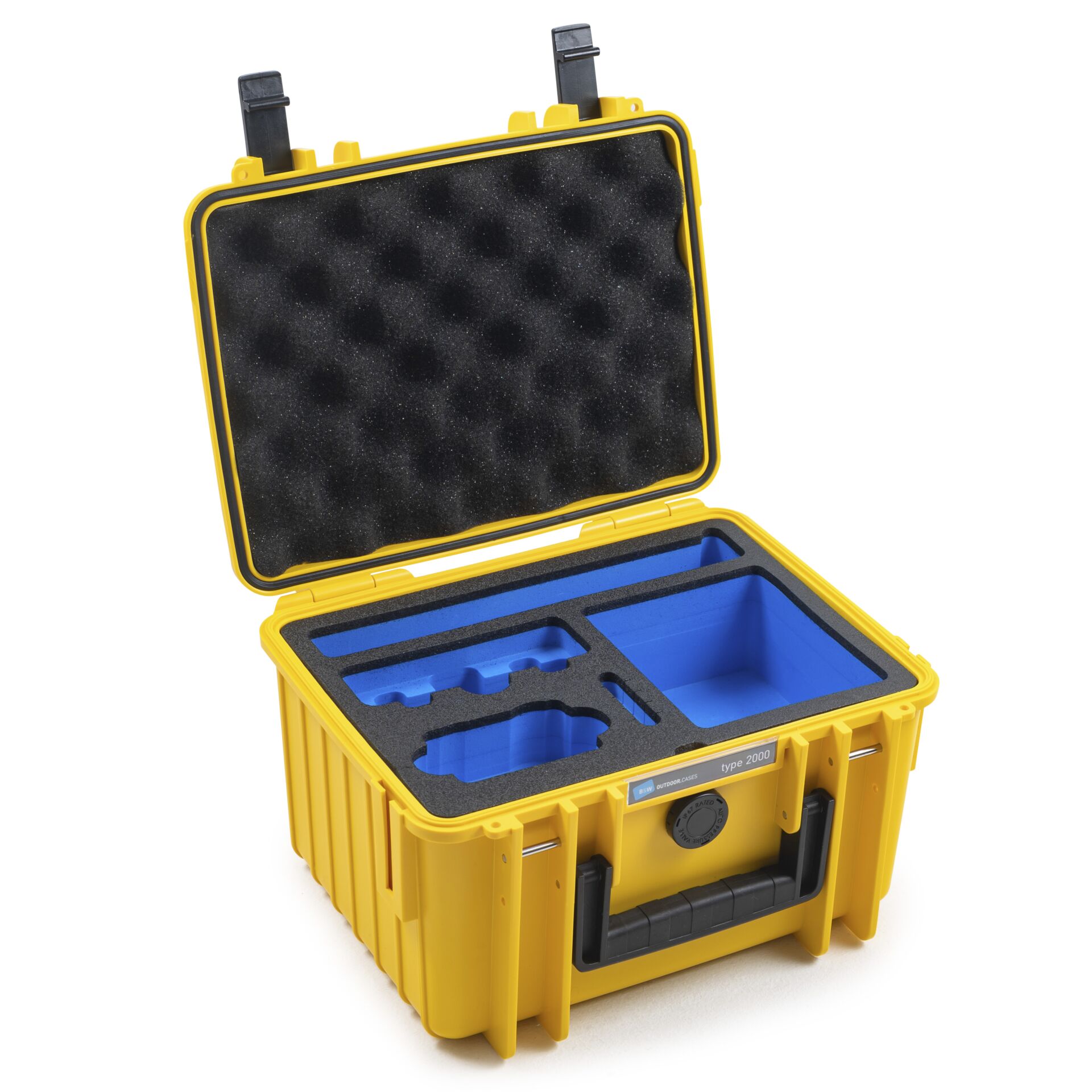 B&W Case Type 2000 yellow for DJI Osmo Action 3