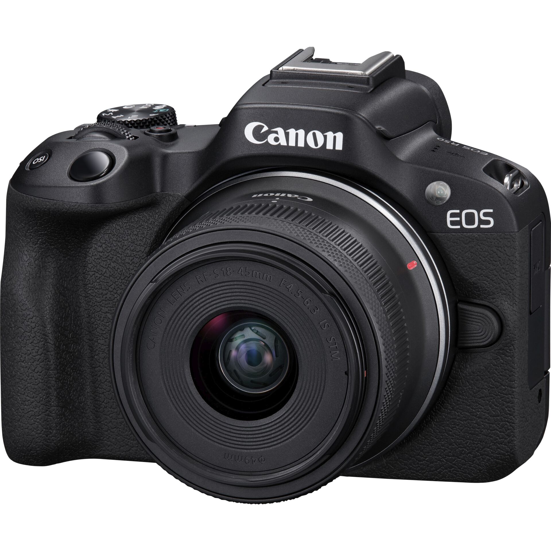 Canon EOS R50 Black Kit RF-S 18-45mm IS STM