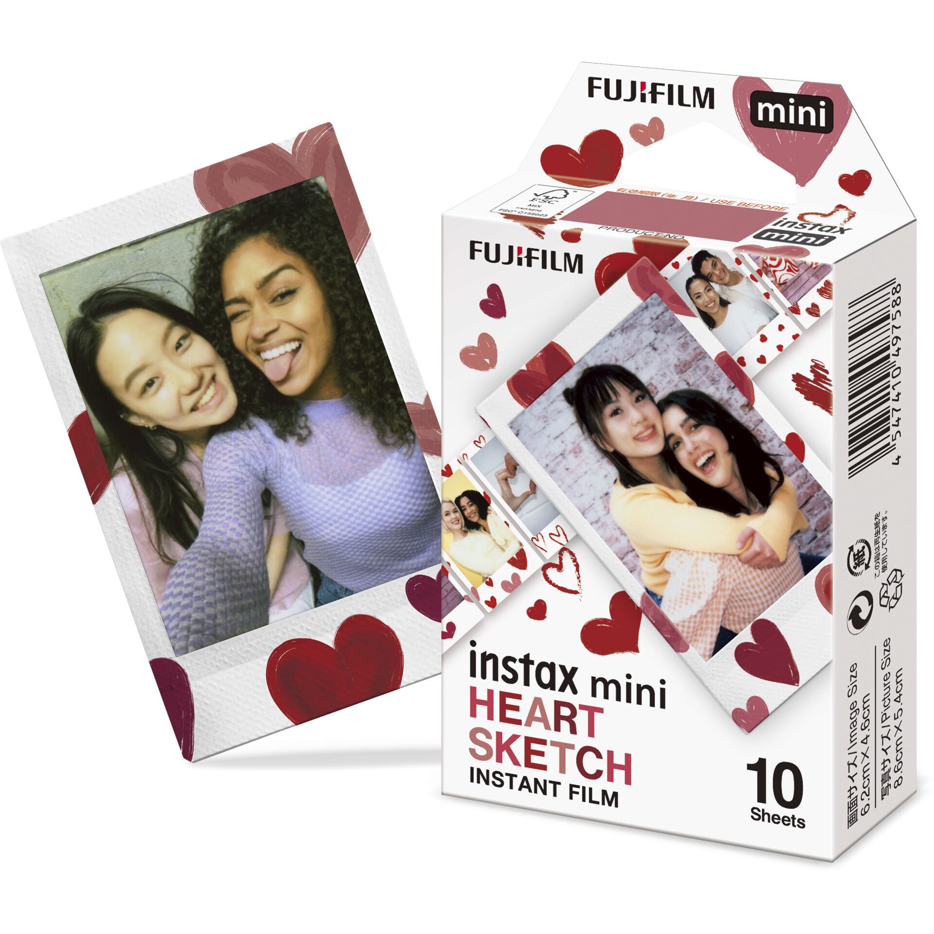 Fujifilm Instax Film mini Heart Sketch
